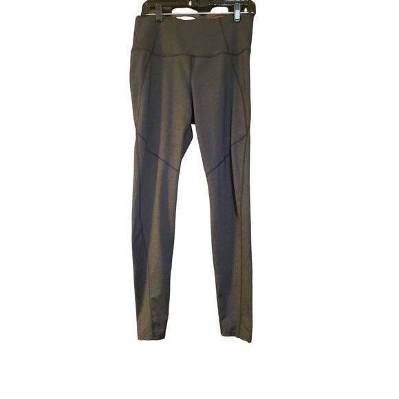 Joy Lab Athletic Active Leggings Dark Gray Large Mint Athleisure Yoga Gym Run - Picture 1 of 15